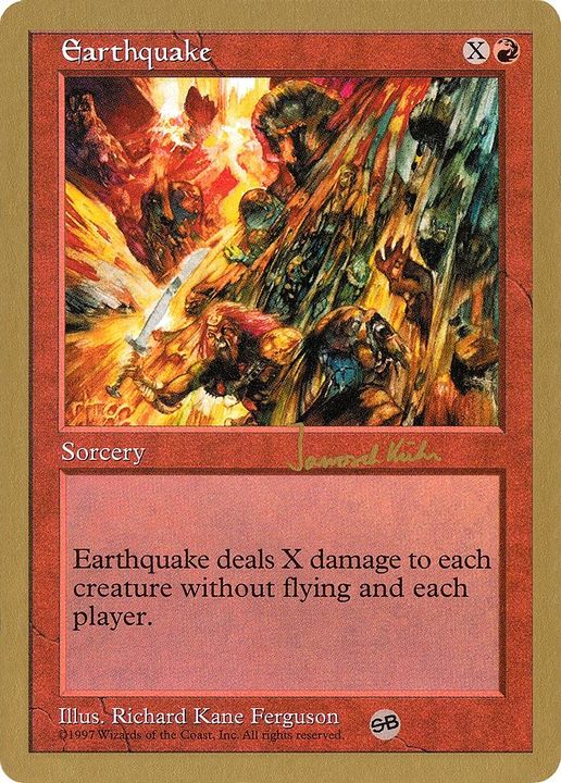 Earthquake in the group Magic the Gathering / Types / Colors / Red at Proxyprinters.com (27217)