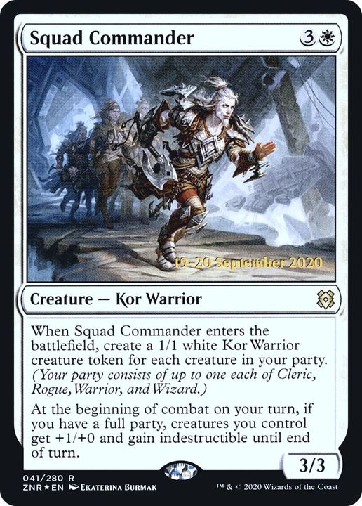 Squad Commander in the group Magic the Gathering / Types / Creatures / Warrior at Proxyprinters.com (2724)