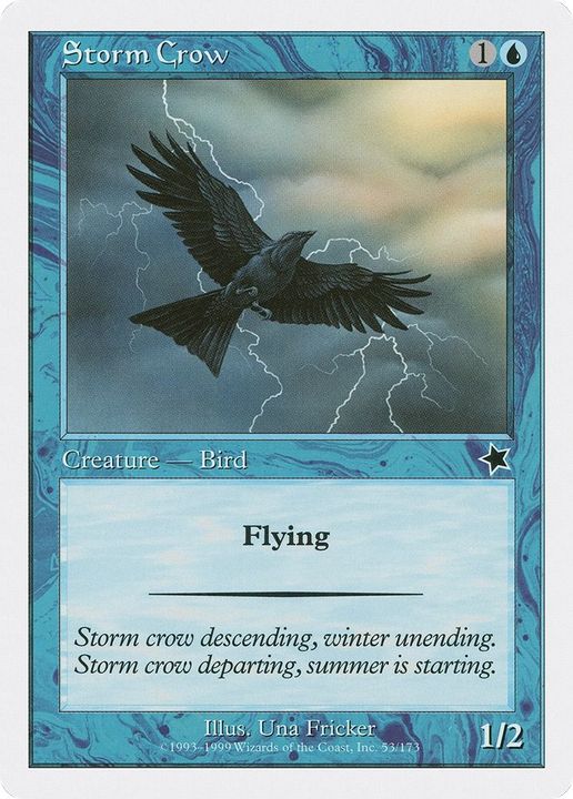 Storm Crow in the group Magic the Gathering / Sets / Starter 1999 at Proxyprinters.com (27244)