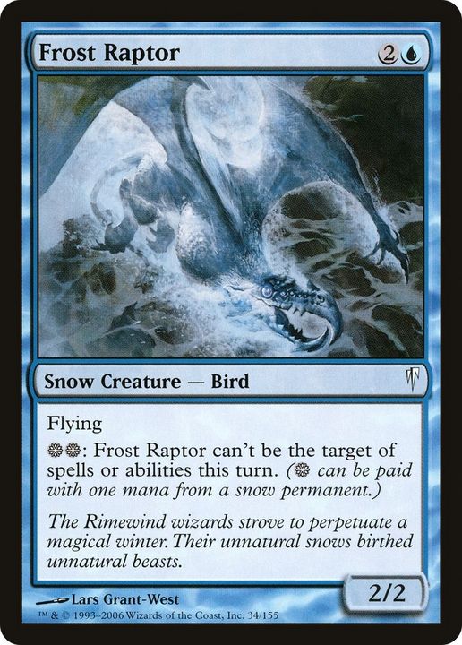 Frost Raptor in the group Magic the Gathering / Sets / Coldsnap at Proxyprinters.com (27253)