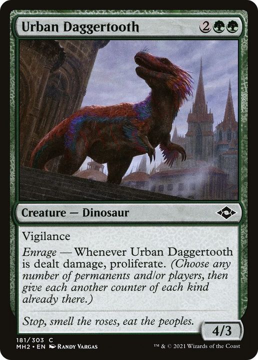 Urban Daggertooth in the group Magic the Gathering / Types / Colors / Green at Proxyprinters.com (27260)