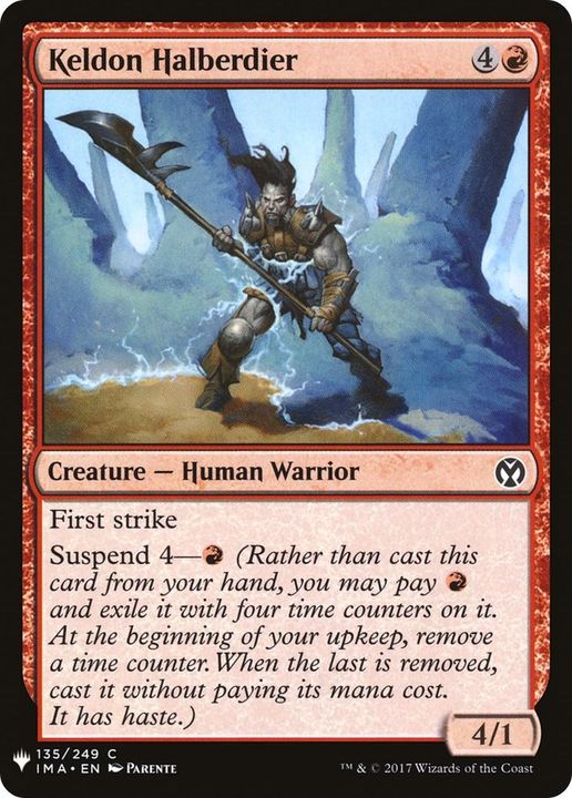 Keldon Halberdier in the group Magic the Gathering / Sets / The List at Proxyprinters.com (2729)