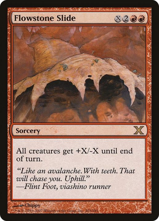 Flowstone Slide in the group Magic the Gathering / Types / Colors / Red at Proxyprinters.com (2730)