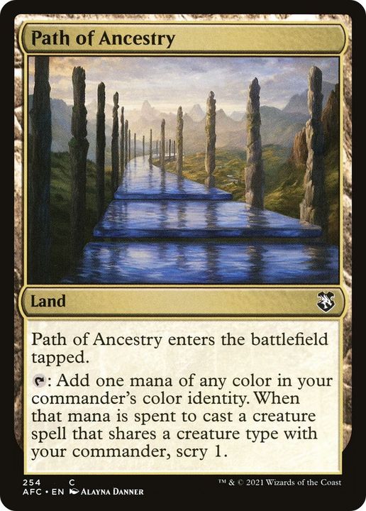 Path of Ancestry in the group Magic the Gathering / Sets / Forgotten Realms Commander at Proxyprinters.com (27331)