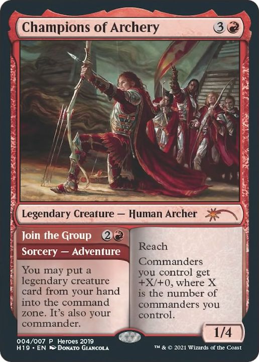 Champions of Archery // Join the Group in the group Magic the Gathering / Sets / 2019 Heroes of the Realm at Proxyprinters.com (27333)