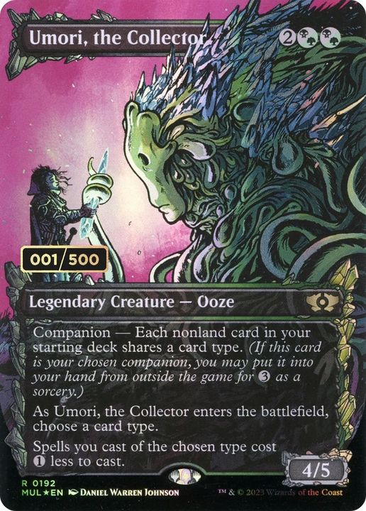 Umori, the Collector in the group Magic the Gathering / Types / Colors / Multicolors / B, G at Proxyprinters.com (27346)