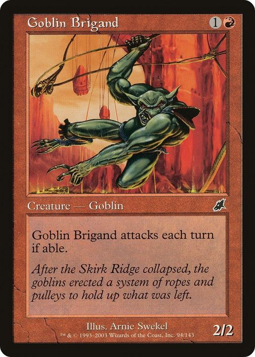 Goblin Brigand in the group Magic the Gathering / Types / Creatures / Warrior at Proxyprinters.com (27372)