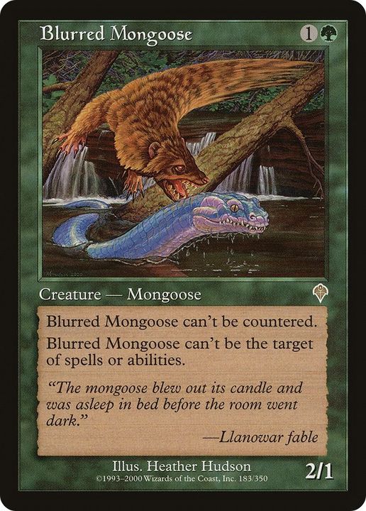 Blurred Mongoose in the group Magic the Gathering / Types / Colors / Green at Proxyprinters.com (27384)