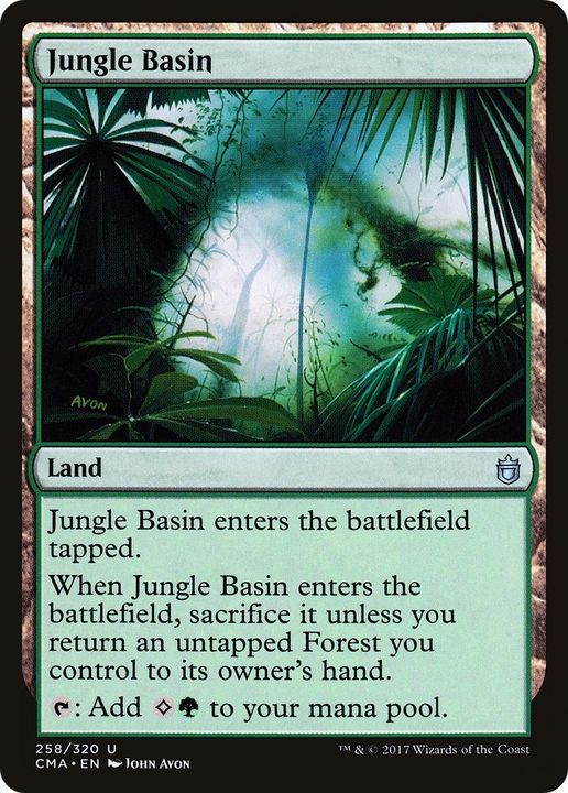 Jungle Basin in the group Magic the Gathering / Types / Colors / Colorless at Proxyprinters.com (27385)