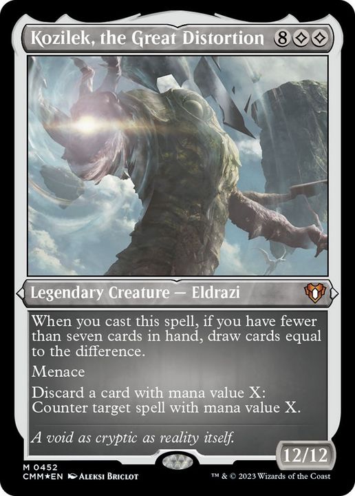 Kozilek, the Great Distortion in the group Magic the Gathering / Types / Colors / Colorless at Proxyprinters.com (27407)