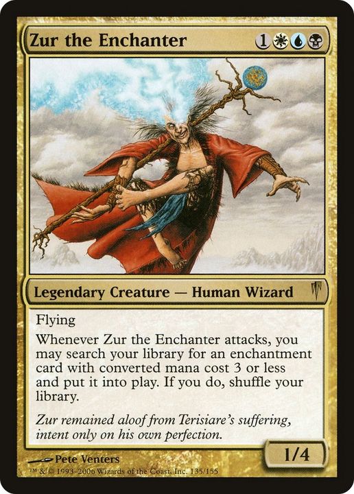 Zur the Enchanter in the group Magic the Gathering / Types / Colors / Multicolors / B, U, W at Proxyprinters.com (27411)