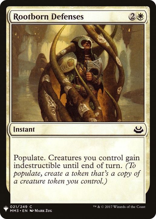 Rootborn Defenses in the group Magic the Gathering / Types / Colors / White at Proxyprinters.com (2742)