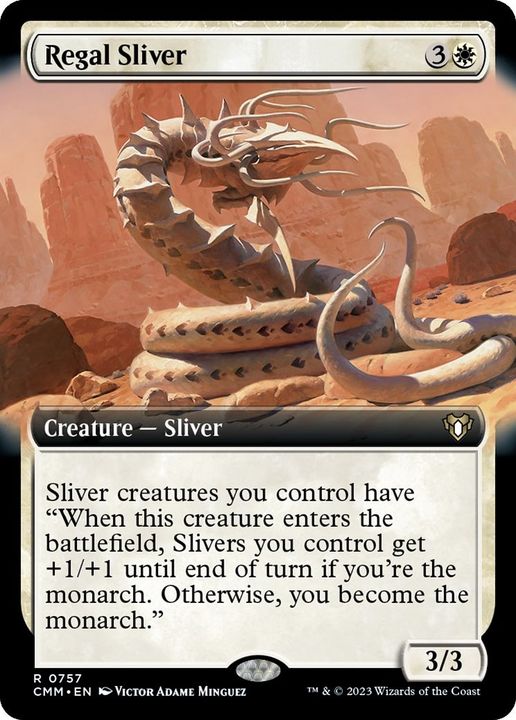 Regal Sliver in the group Magic the Gathering / Sets / Commander Masters at Proxyprinters.com (27439)