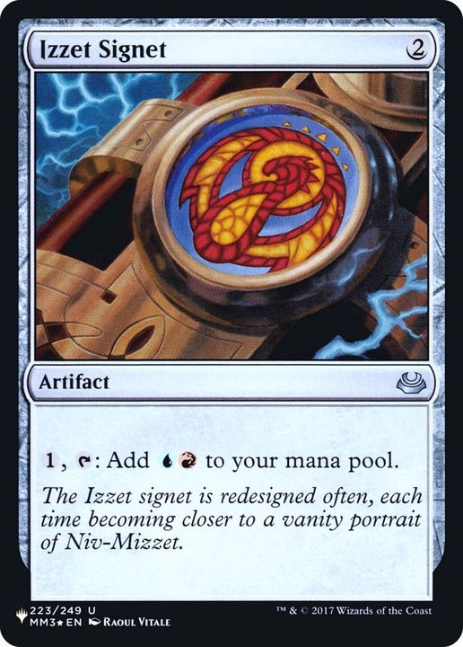 Izzet Signet in the group Advanced search at Proxyprinters.com (27445)