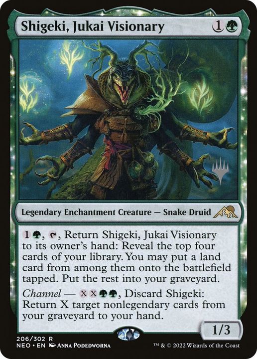 Shigeki, Jukai Visionary in the group Magic the Gathering / Types / Enchantment / Legendary Enchantment at Proxyprinters.com (27473)