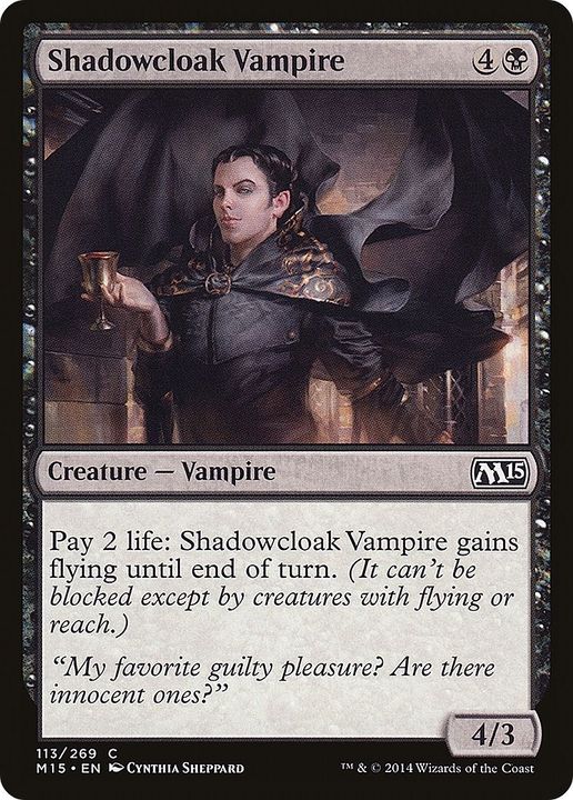 Shadowcloak Vampire in the group Magic the Gathering / Types / Colors / Black at Proxyprinters.com (27487)