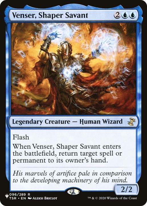 Venser, Shaper Savant in the group Magic the Gathering / Types / Creatures / Wizard at Proxyprinters.com (27488)