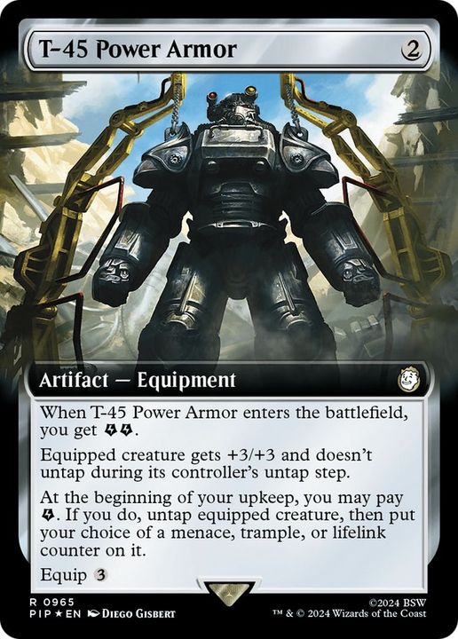 T-45 Power Armor in the group Magic the Gathering / Types / Artifacts / Artifact at Proxyprinters.com (27497)