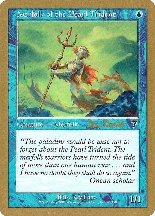 Merfolk of the Pearl Trident in the group Magic the Gathering / Sets / World Championship Decks 2001 at Proxyprinters.com (27525)