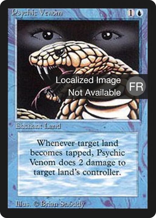 Psychic Venom in the group Magic the Gathering / Types / Colors / Blue at Proxyprinters.com (27530)