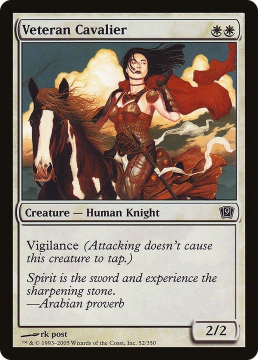 Veteran Cavalier in the group Magic the Gathering / Types / Creatures / Human at Proxyprinters.com (27540)