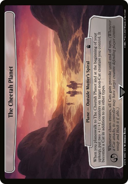 The Cheetah Planet in the group Magic the Gathering / Types / Colors / Colorless at Proxyprinters.com (27543)