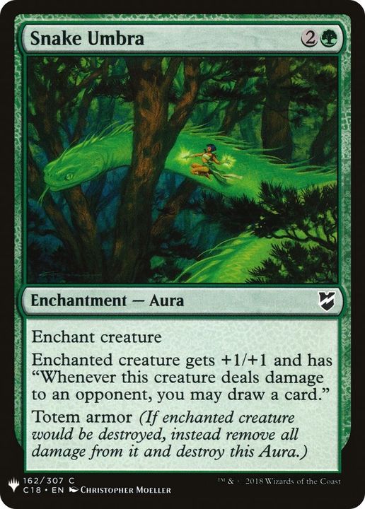 Snake Umbra in the group Magic the Gathering / Types / Colors / Green at Proxyprinters.com (27545)