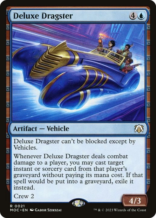 Deluxe Dragster in the group Magic the Gathering / Sets / March of the Machine Substitute Cards at Proxyprinters.com (27589)