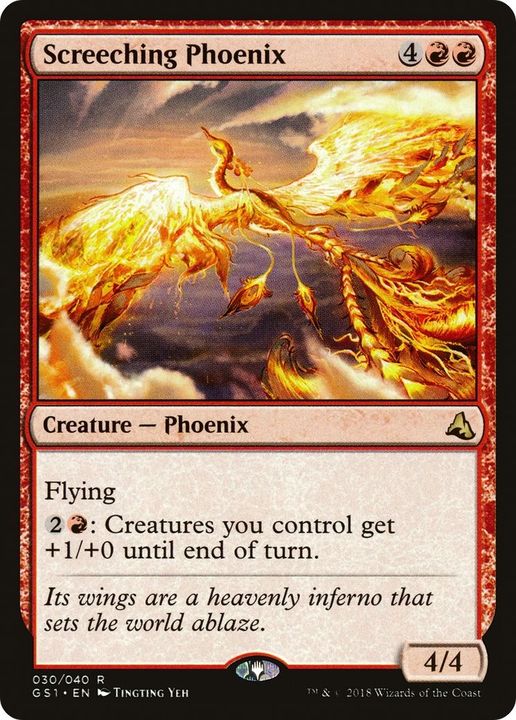 Screeching Phoenix in the group Magic the Gathering / Types / Colors / Red at Proxyprinters.com (27600)