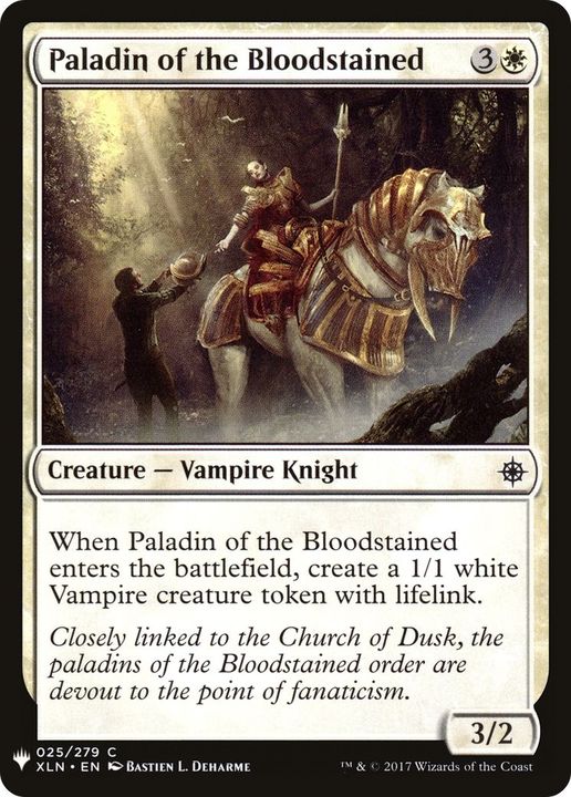 Paladin of the Bloodstained in the group Magic the Gathering / Sets / The List at Proxyprinters.com (27621)