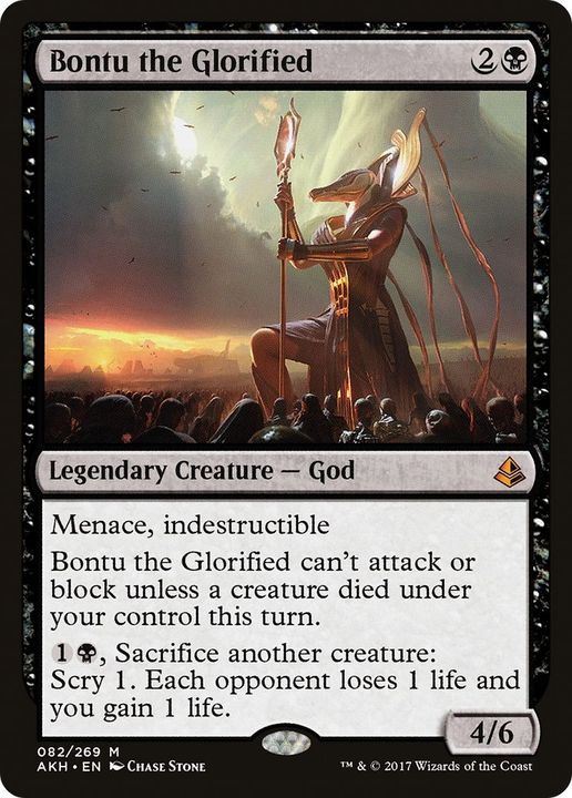 Bontu the Glorified in the group Magic the Gathering / Types / Colors / Black at Proxyprinters.com (27666)