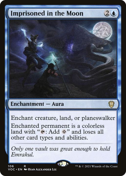 Imprisoned in the Moon in the group Magic the Gathering / Types / Colors / Blue at Proxyprinters.com (27704)