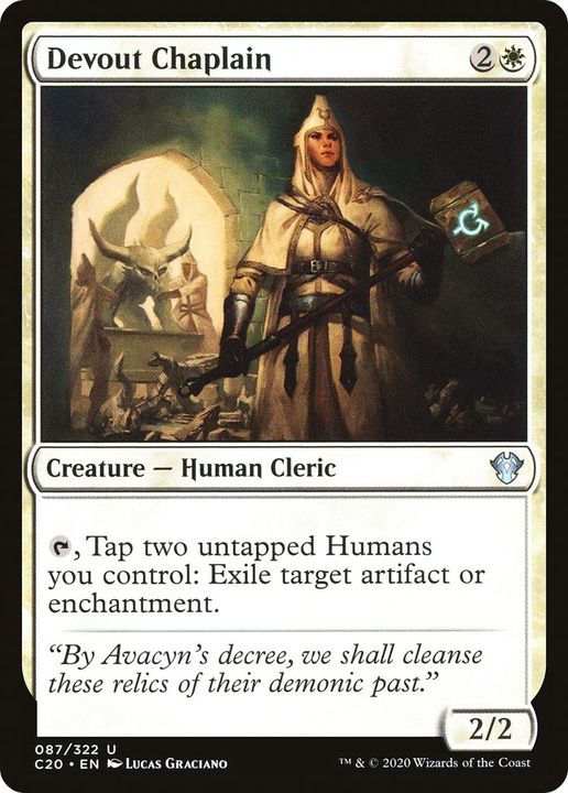 Devout Chaplain in the group Magic the Gathering / Types / Creatures / Human at Proxyprinters.com (27719)