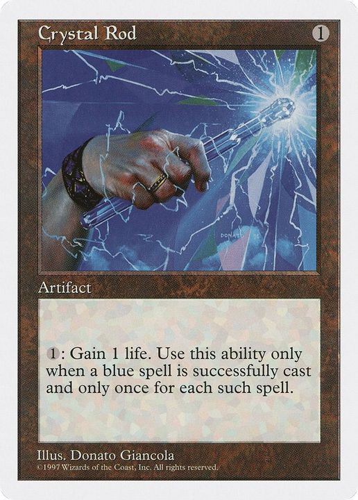 Crystal Rod in the group Magic the Gathering / Sets / Fifth Edition at Proxyprinters.com (27746)