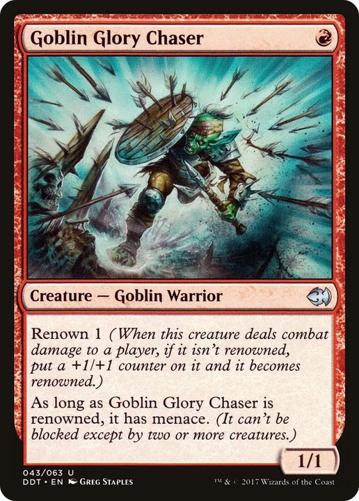 Goblin Glory Chaser in the group Magic the Gathering / Sets / Duel Decks: Merfolk vs. Goblins at Proxyprinters.com (2777)