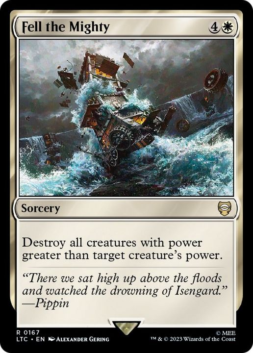 Fell the Mighty in the group Magic the Gathering / Types / Colors / White at Proxyprinters.com (27784)