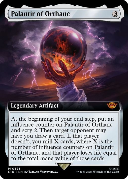 Palantír of Orthanc in the group Magic the Gathering / Types / Artifacts / Legendary Artifact at Proxyprinters.com (27823)