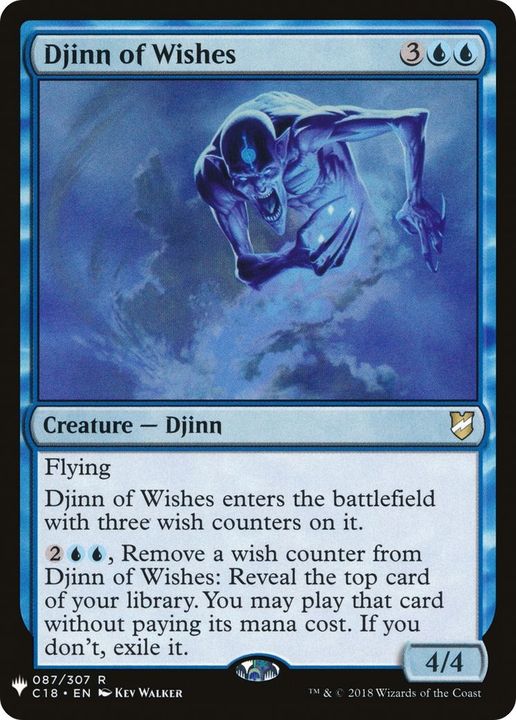 Djinn of Wishes in the group Magic the Gathering / Sets / The List at Proxyprinters.com (27833)