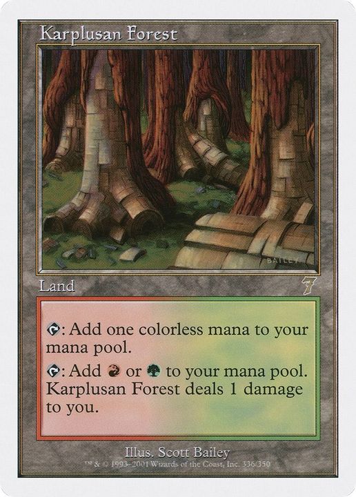 Karplusan Forest in the group Magic the Gathering / Sets / Seventh Edition at Proxyprinters.com (27838)