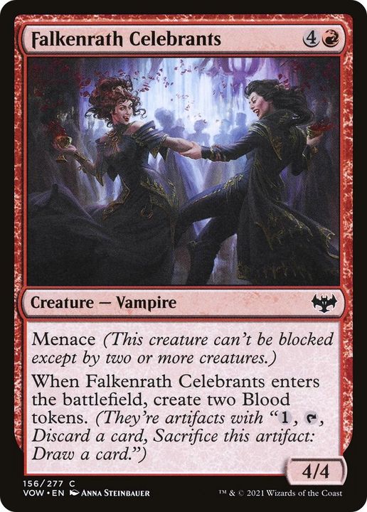 Falkenrath Celebrants in the group Magic the Gathering / Types / Colors / Red at Proxyprinters.com (27843)