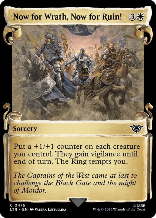 Now for Wrath, Now for Ruin! in the group Magic the Gathering / Types / Colors / White at Proxyprinters.com (27851)