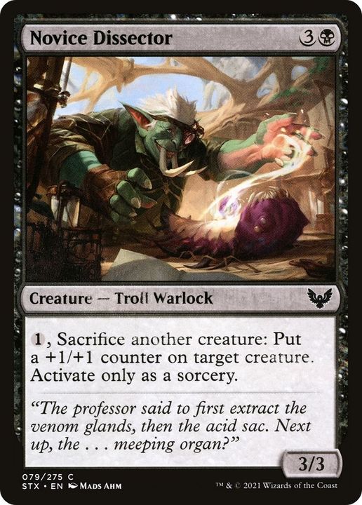 Novice Dissector in the group Magic the Gathering / Types / Colors / Black at Proxyprinters.com (27852)