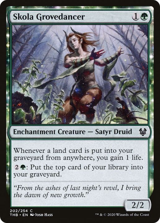 Skola Grovedancer in the group Magic the Gathering / Sets / Theros Beyond Death at Proxyprinters.com (2786)