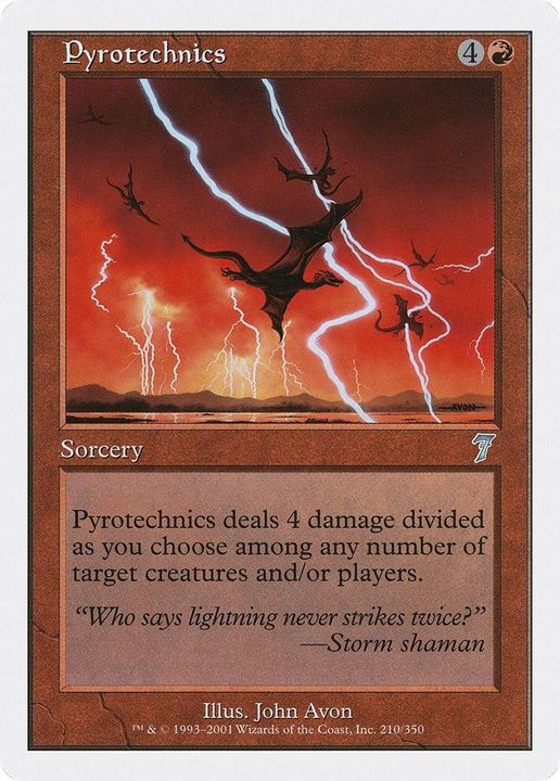 Pyrotechnics in the group Magic the Gathering / Sets / Seventh Edition at Proxyprinters.com (27878)