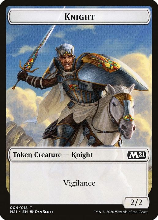 Knight in the group Magic the Gathering / Sets / Core Set 2021 Tokens at Proxyprinters.com (2788)