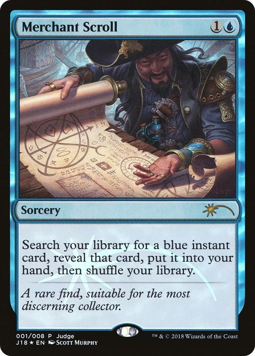 Merchant Scroll in the group Magic the Gathering / Types / Colors / Blue at Proxyprinters.com (27891)