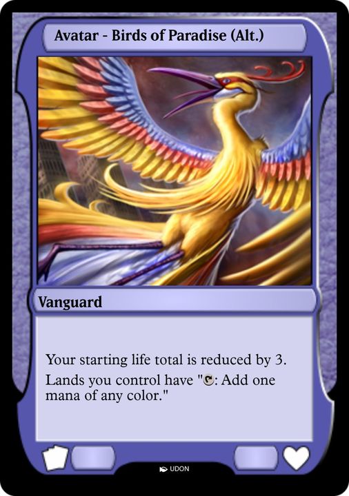 Birds of Paradise Avatar in the group Magic the Gathering / Types / Colors / Colorless at Proxyprinters.com (27932)