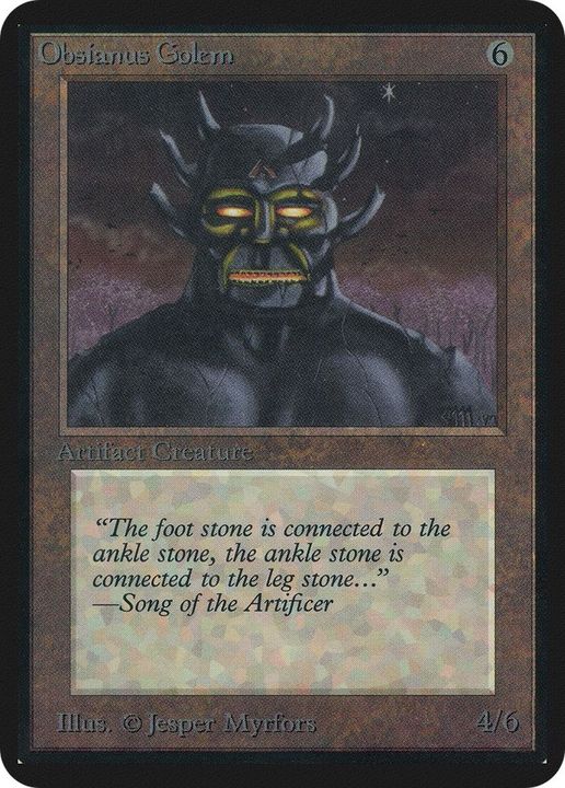 Obsianus Golem in the group Magic the Gathering / Sets / Limited Edition Alpha at Proxyprinters.com (27935)