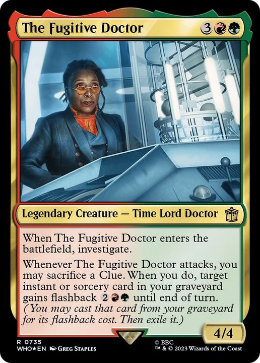 The Fugitive Doctor in the group Magic the Gathering / Types / Colors / Multicolors / G, R at Proxyprinters.com (27936)