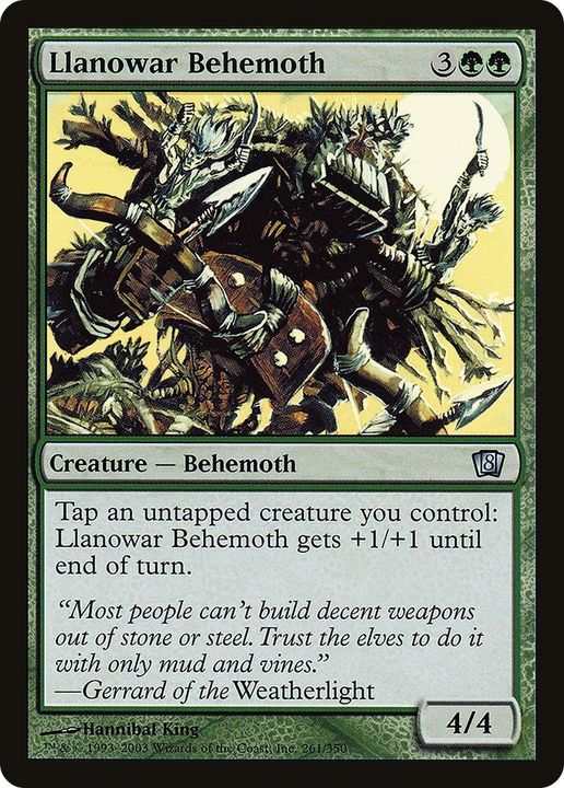 Llanowar Behemoth in the group Magic the Gathering / Sets / Eighth Edition at Proxyprinters.com (27937)